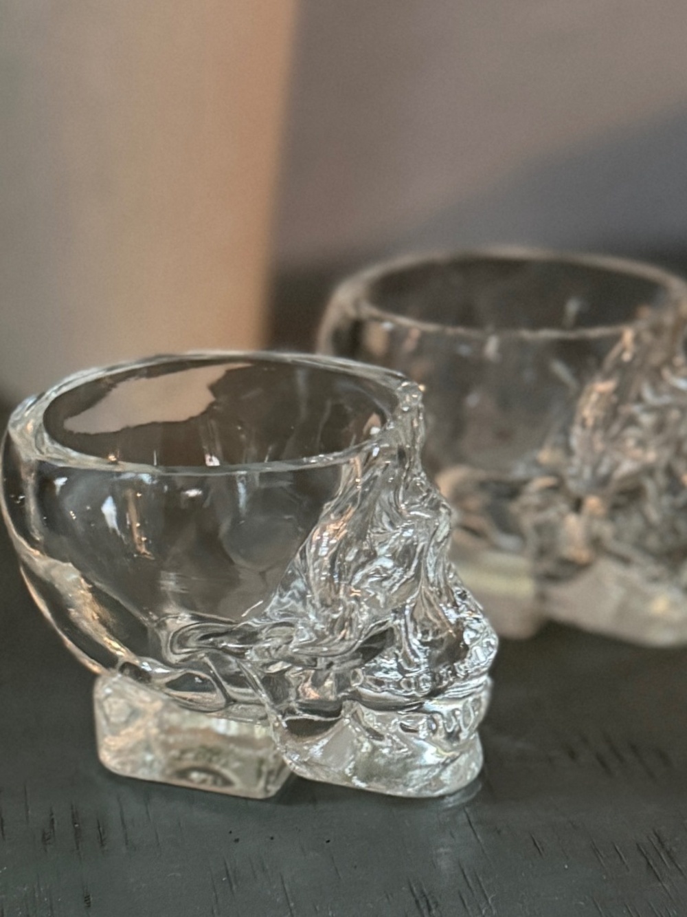 Crystal Head Vodka Skull Shot Glasses (2)